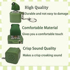 Croaking Frog Stress Reliver Keychain With Color LED Lights